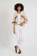 Handgestrickter Cardigan mit Kid Mohair