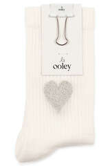 Icon  Socken Glitter Love Silver 