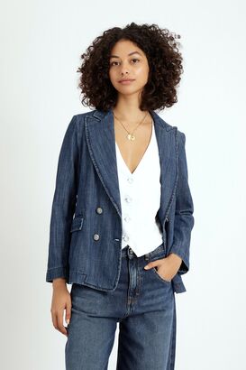 Denim Blazer 