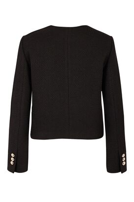 Kurzer Blazer mit Viskose 