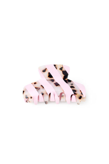 Haarspange Stripes Pink Leo
