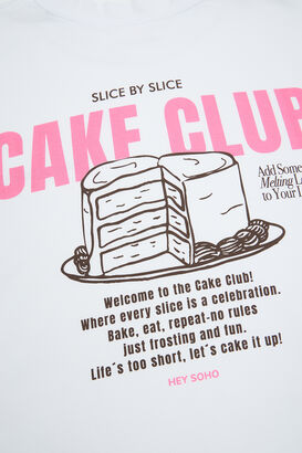 T-Shirt Cake Club aus Bio-Baumwolle