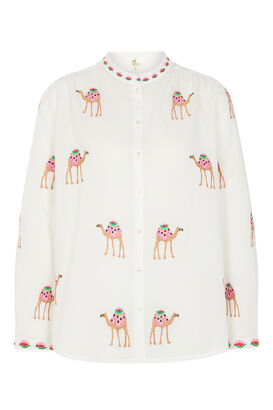 Bluse Columbia aus Baumwolle