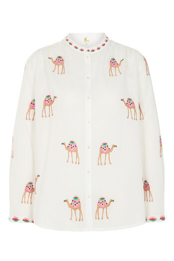 Bluse Columbia aus Baumwolle
