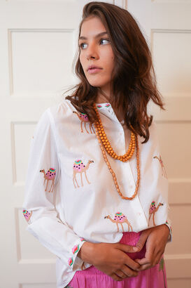 Bluse Columbia aus Baumwolle