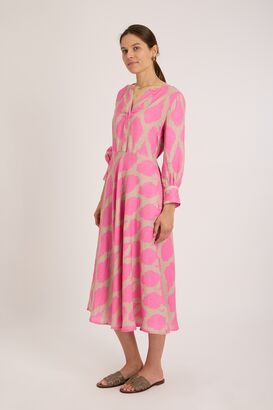 Kleid Azurite aus Leinen
