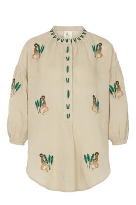Bluse Sassafras aus Leinen