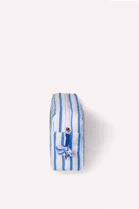 Kosmetiktasche Blue Stripes Monkey