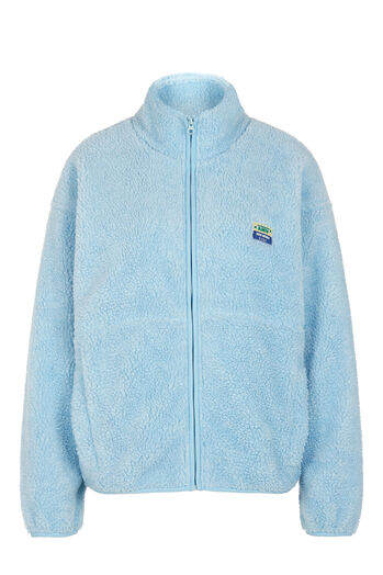 Jacke aus Teddyfleece