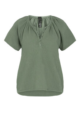 Bluse aus Baumwoll-Musselin