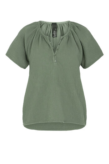 Bluse aus Baumwoll-Musselin