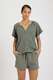 Bluse aus Baumwoll-Musselin
