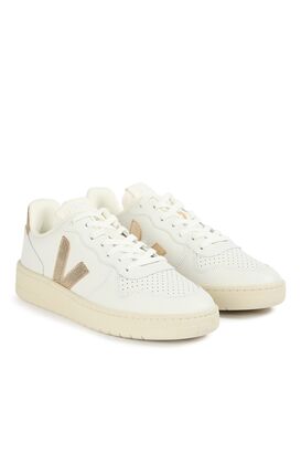 Sneaker V-10 Prime Leather Extra-White Platine