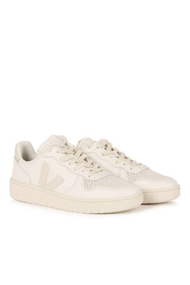 Sneaker V-10 Prime Leather Calcaire 