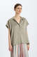 Bluse aus Seidenstretch