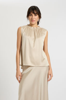Bluse aus Seidenstretch
