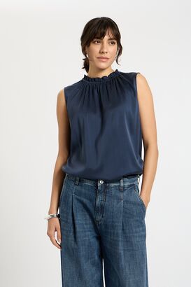 Bluse aus Seidenstretch