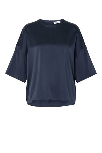 Bluse aus Seidenstretch