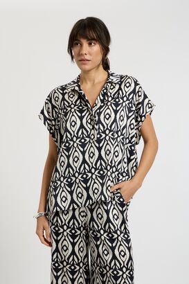Bluse aus Seidenstretch