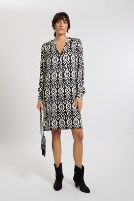 Kleid aus Seidenstretch