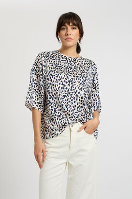 Bluse aus Seidenstretch