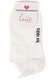 Sneakersocken mit Herz Applikation