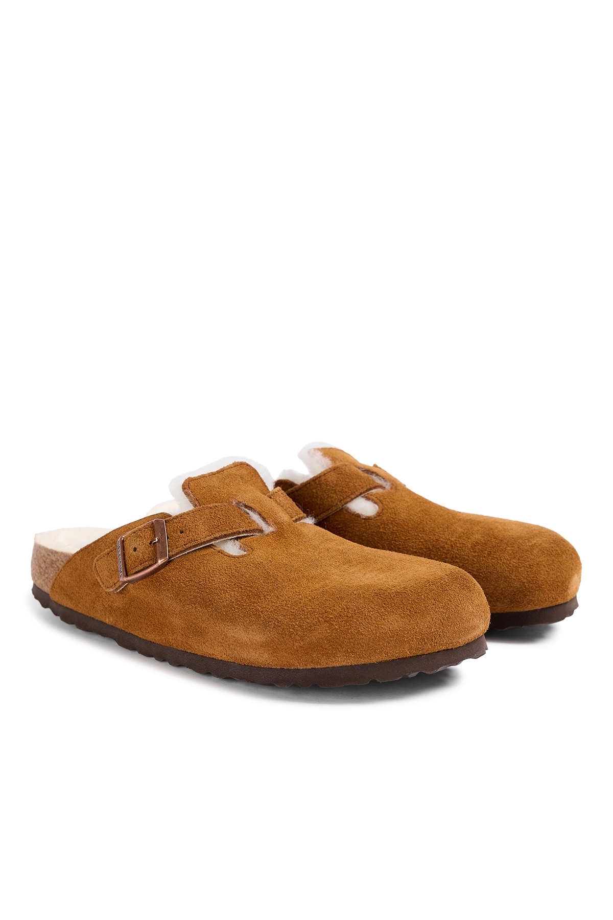 Mules Boston mit Lammfell
