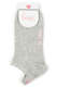Sneakersocken mit Herz Applikation