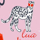 Tuch Silky Big Rosa
