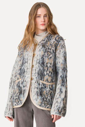Cardigan mit Alpaca
