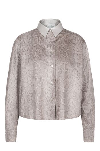 Snake Print Bluse