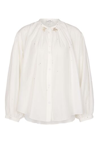 Bluse mit Strasssteinen