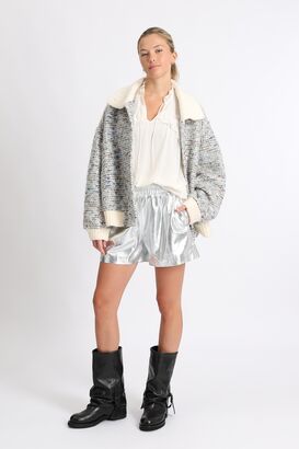 Shorts Calyn aus Leder 