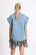 Denim Bluse Uline