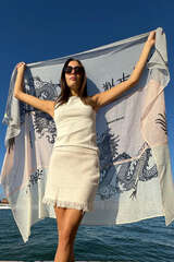 Cashmere Tuch Chinese Dragon