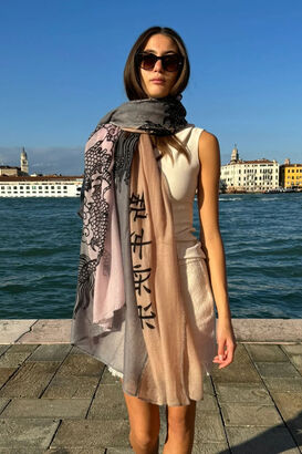 Cashmere Tuch Chinese Dragon