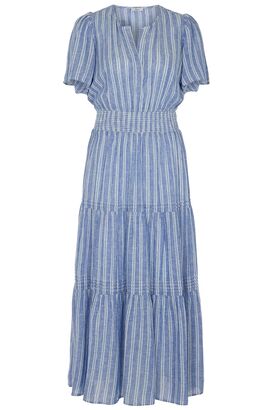 Kleid Cannes mit Leinen