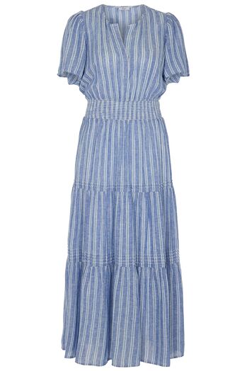 Kleid Cannes mit Leinen
