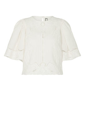 Bluse Zenith mit Leinen