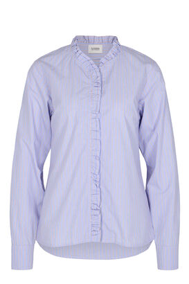 Bluse mit Rüschenbesatz