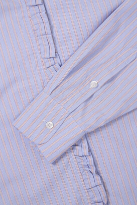 Bluse mit Rüschenbesatz