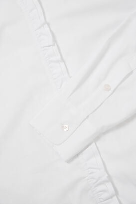 Bluse mit Rüschenbesatz