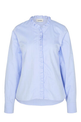 Bluse mit Rüschenbesatz