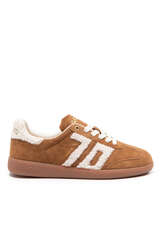 Sneaker Cloud Suede Cognac
