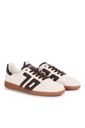 Sneaker Cloud White/Coffee