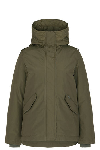 Military Jacket mit Daunen 