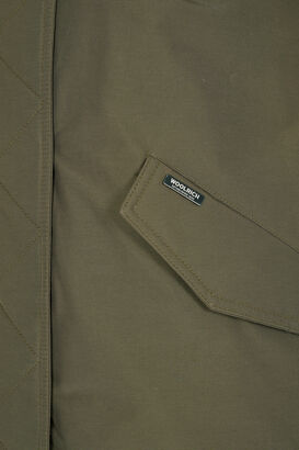 Military Jacket mit Daunen 