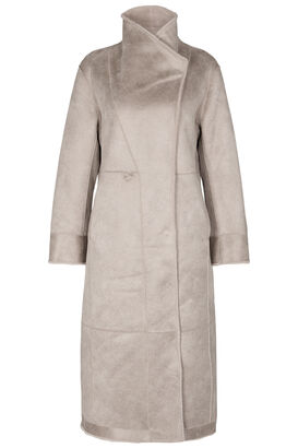 Mantel aus Fake Fur