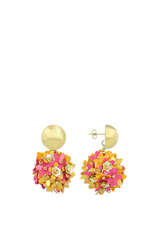 Ohrringe mit Blumenpailletten