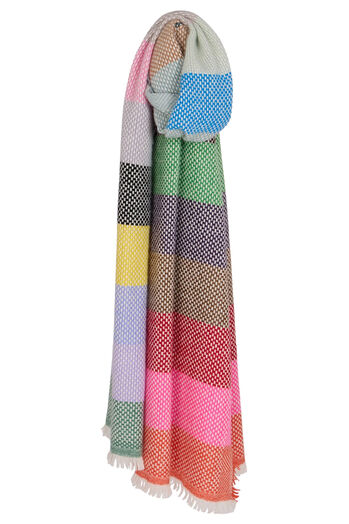 Handgewebter Schal aus Cashmere 